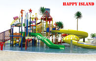 Terbaik Kustom 12.5m Galvanized baja Renang Water Slides Untuk Amusement Park for sale
